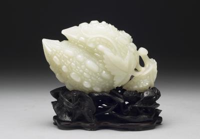 图片[2]-White Jade Fair Litchi (balsam pear), mid-Qing dynasty, 1736-1820-China Archive